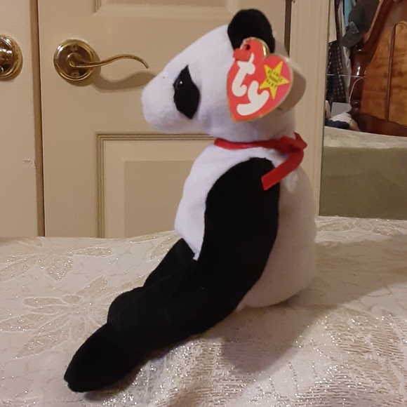 Panda 1997 Beanie Baby Rare Fortune O.G HANDMADE! - Picture 9 of 10